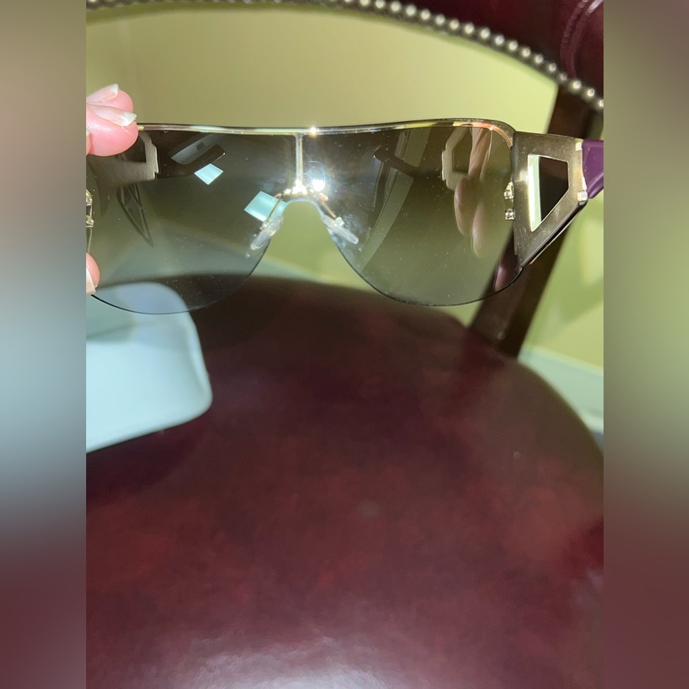 Christian Dior Escrime 1 Purple Sunglasses Vintage Y2K - Picture 12 of 16